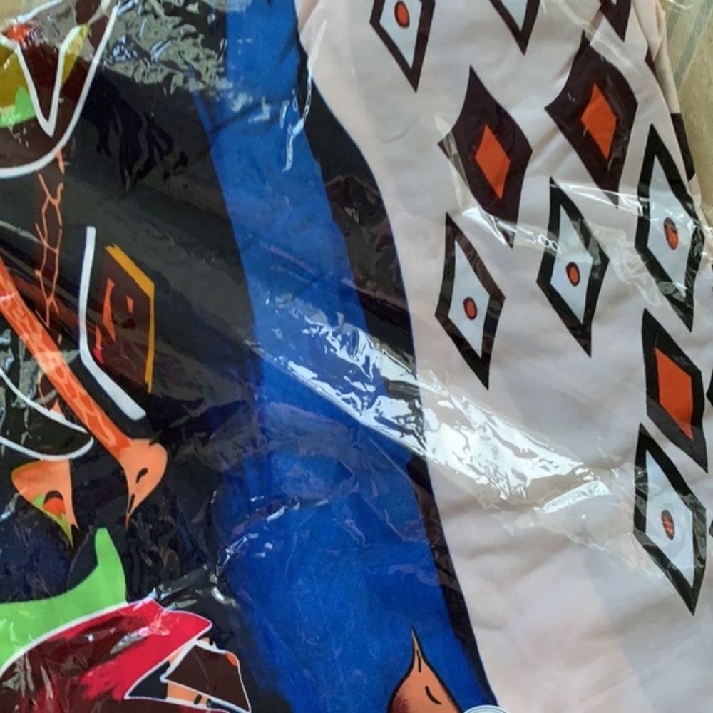 (LAST ONE) VIBRANT NATURE/ABSTRACT PRINT KIMONO - Picture 7 of 7